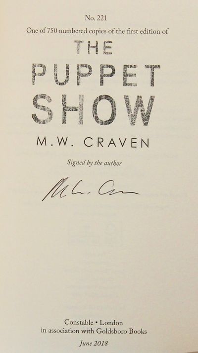 the puppet show signed numbered limited edition