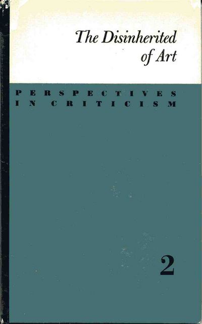 Image for The Disinherited of Art: Writer and Background